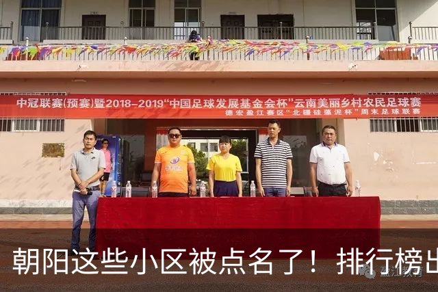 朝阳这些小区被点名了！排行榜出炉，快来看看有没有您家——